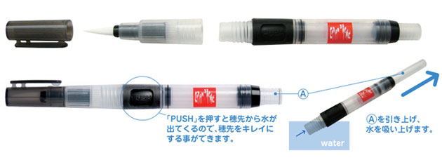 カランダッシュ　水筆ペン