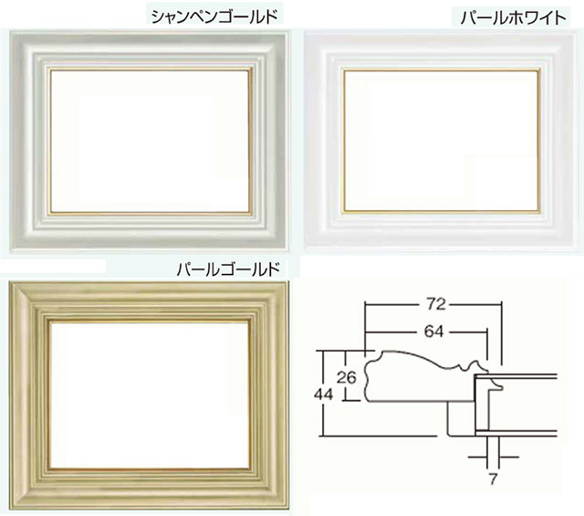 油彩・日本画用額縁 3476