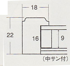 角額／正方形額縁　5697　6インチ角（152×152mm） ホワイト[デッサン額]
