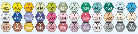 デリーター　ネオピコ２　36色セットA2（基本補助色）