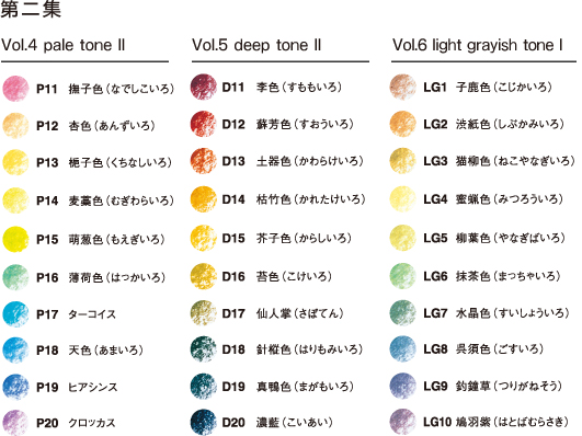 トンボ IROJITEN（色辞典） 90色セット（第1集、第2集、第3集