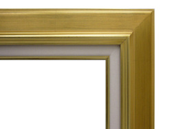 【ラーソン・ジュール】油彩額 Ａ４５６（ゴールド）