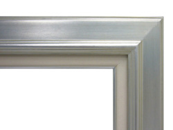 【ラーソン・ジュール】油彩額 Ａ４５６（シルバー）