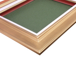 【同志舎　油絵用額縁】油彩額 オーロラ（金）