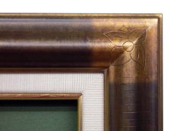 【同志舎　油絵用額縁】油彩額 月華