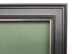 油彩額 画路 弐型（青黒）