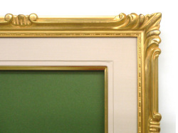 【同志舎】油彩額 七市型（金）