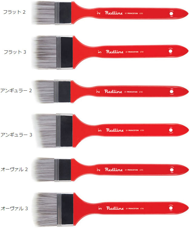 レッドライン　刷毛